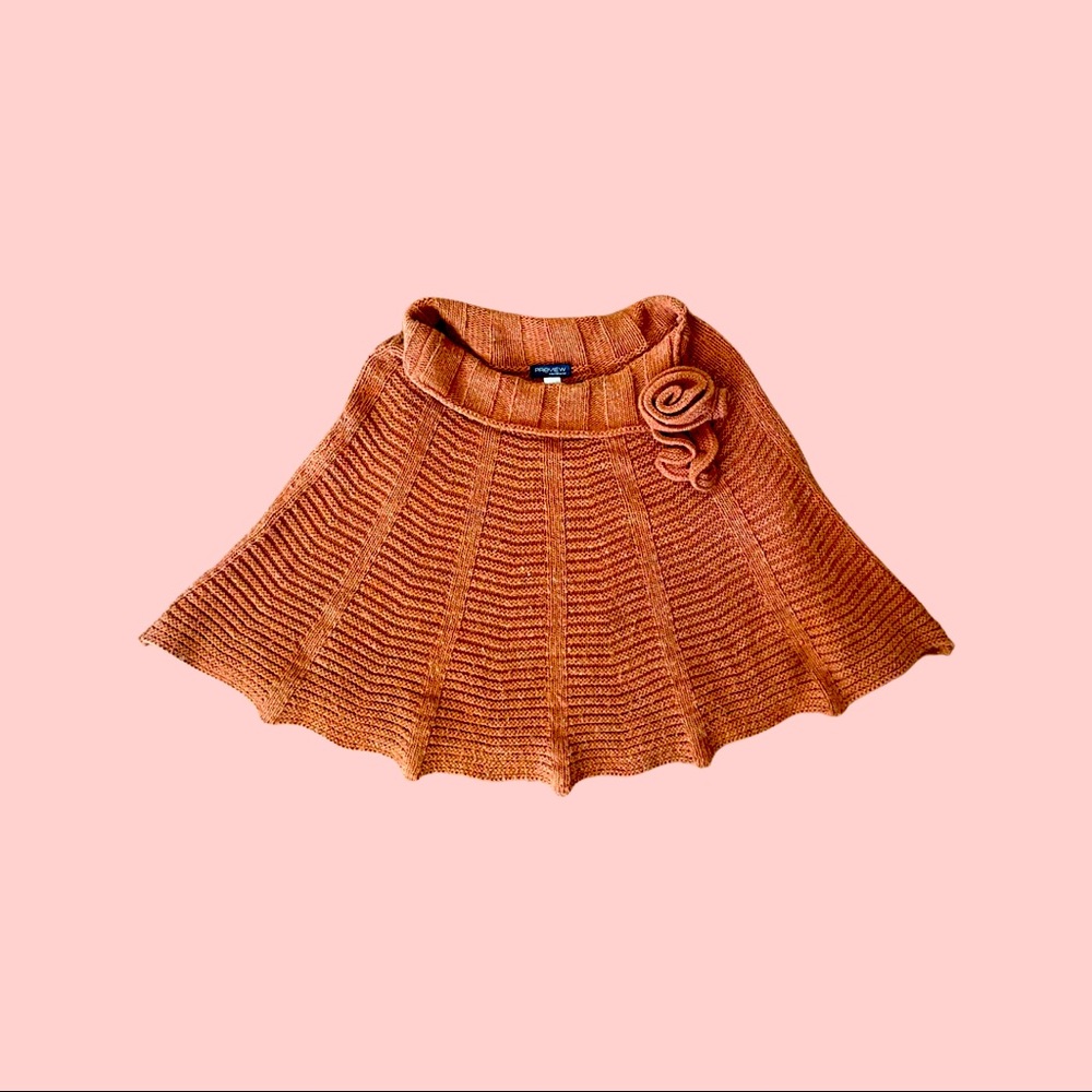 Nordstrom Preview International Wool Knit Poncho